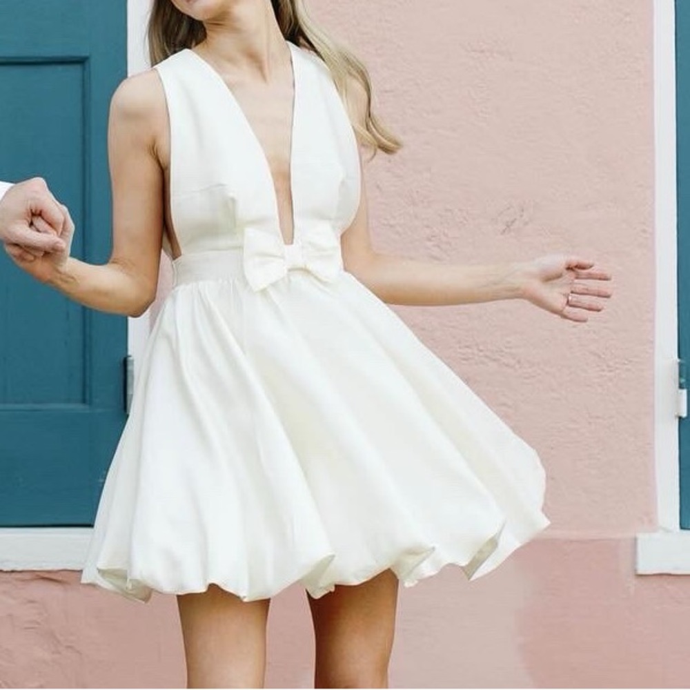 Bridal mini dress